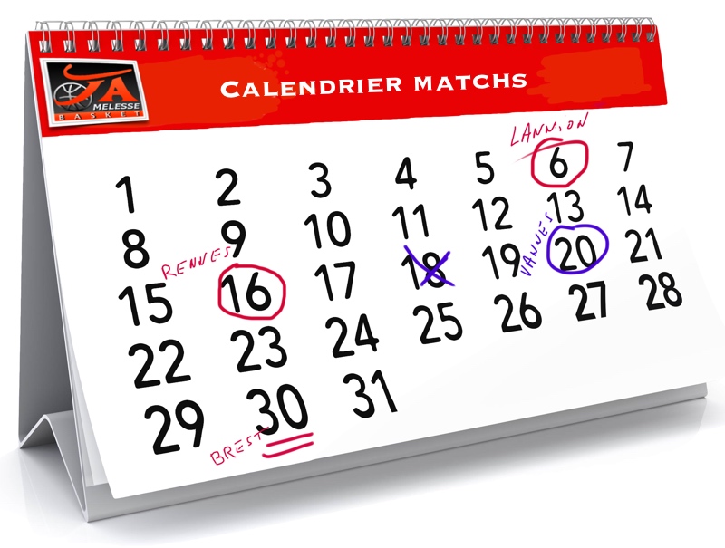 Calendrier Seniors et jeunes