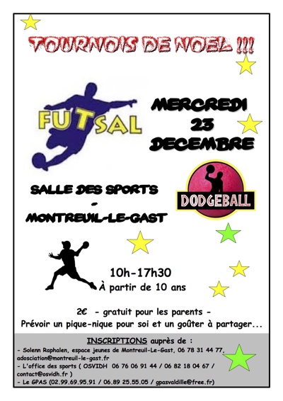 OSVIDH – Tournoi de Noël