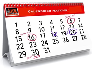 Calendrier Séniors